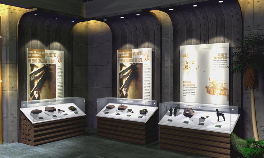 博物馆沿墙通柜灯具照明设计:守护文物的光影艺术